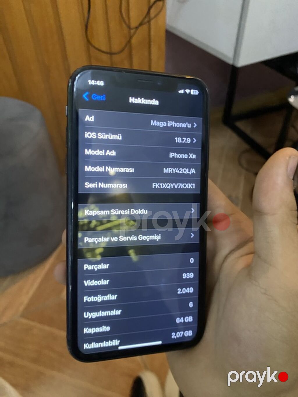 IPhone Xr, 64 GB, Qara, Qırıq — Apple iPhone, Bakı (3)