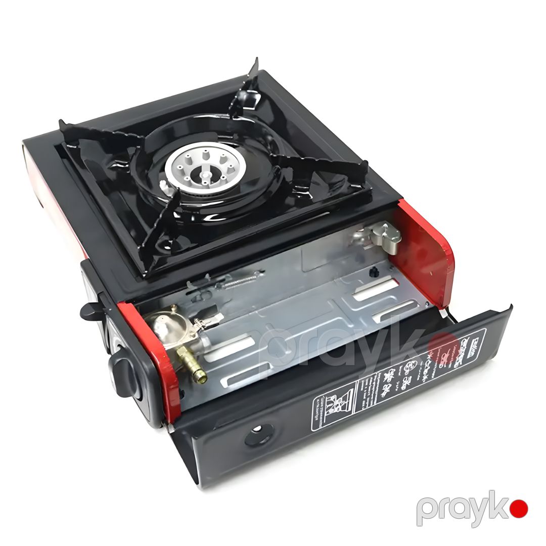 Portativ qaz plitəsi kempinq üçün, qara — Mallar, Bakı (2)