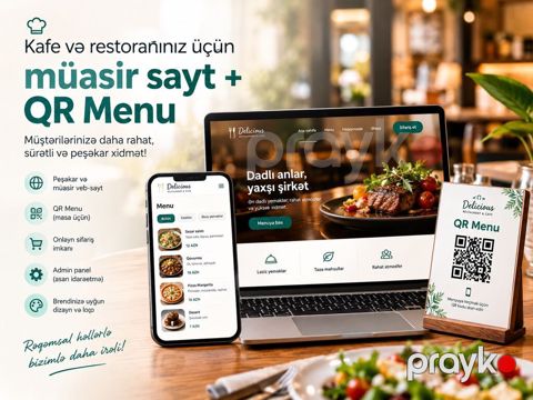 Veb saytların hazırlanması Domen, Hosting — Bakı