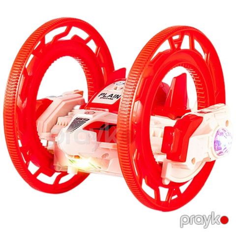 Uşaqlar üçün oyuncaq avtomobil Plaın Speed Kıng PS1499, 360 dərəcə dönən, işıqlı və musiqili, qırmızı, 3+ yaş - Piramida10243 — Bakı