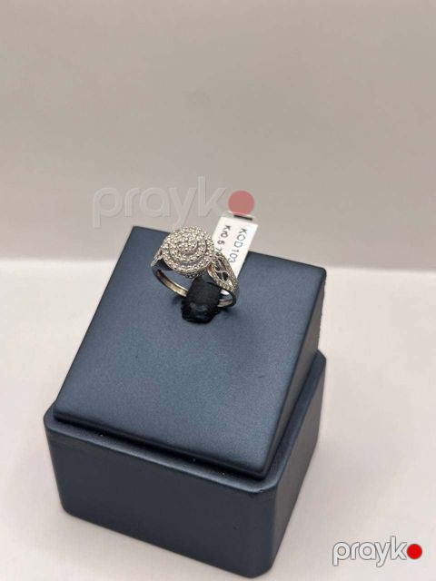 Qadın qızıl üzük Goldbaku 40313822, 750 əyarlı, 3.17 qram, 0.5 karat brilyant, 18 ölçü - goldbaku40313822 — Bakı