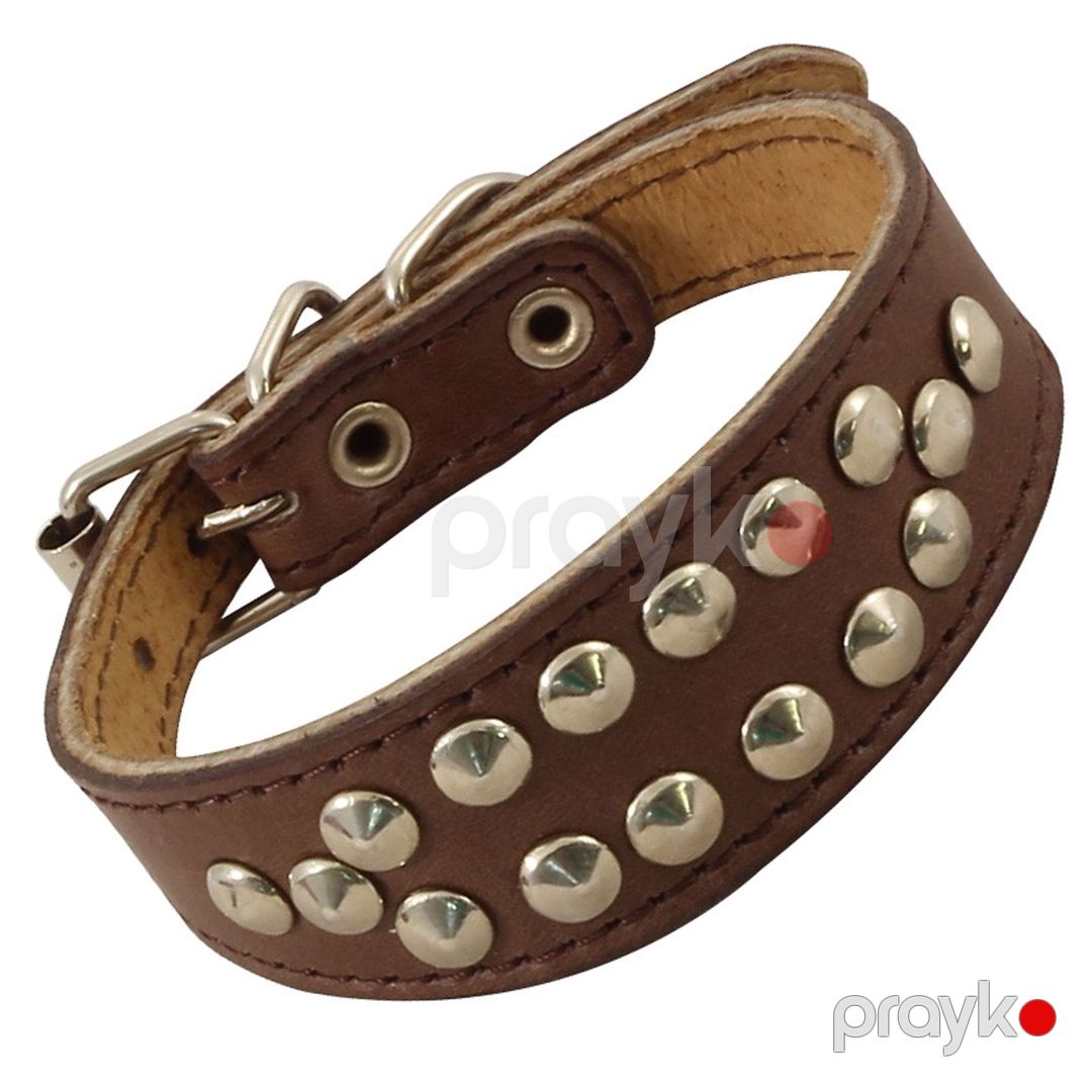 İtlər üçün boyunluq Gamma 11232086, dəri, qəhvəyi, 340х35 mm — Mallar, Bakı (3)
