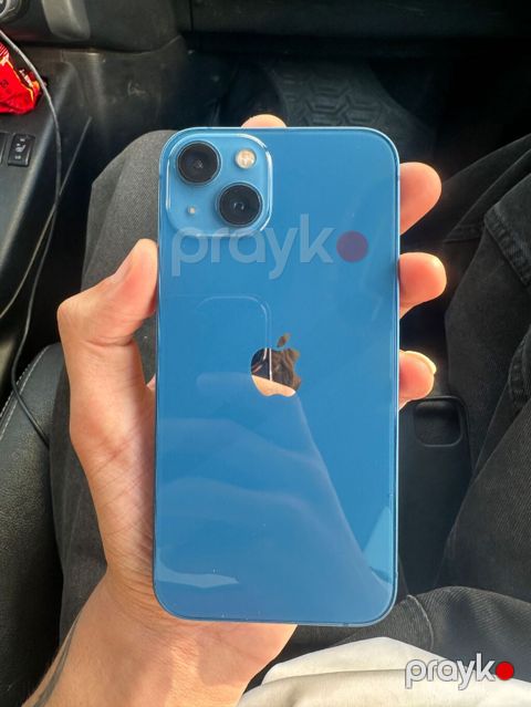 IPhone 13, 128 GB, Mavi, Simsiz şarj, Face ID, Sənədlərlə — Bakı