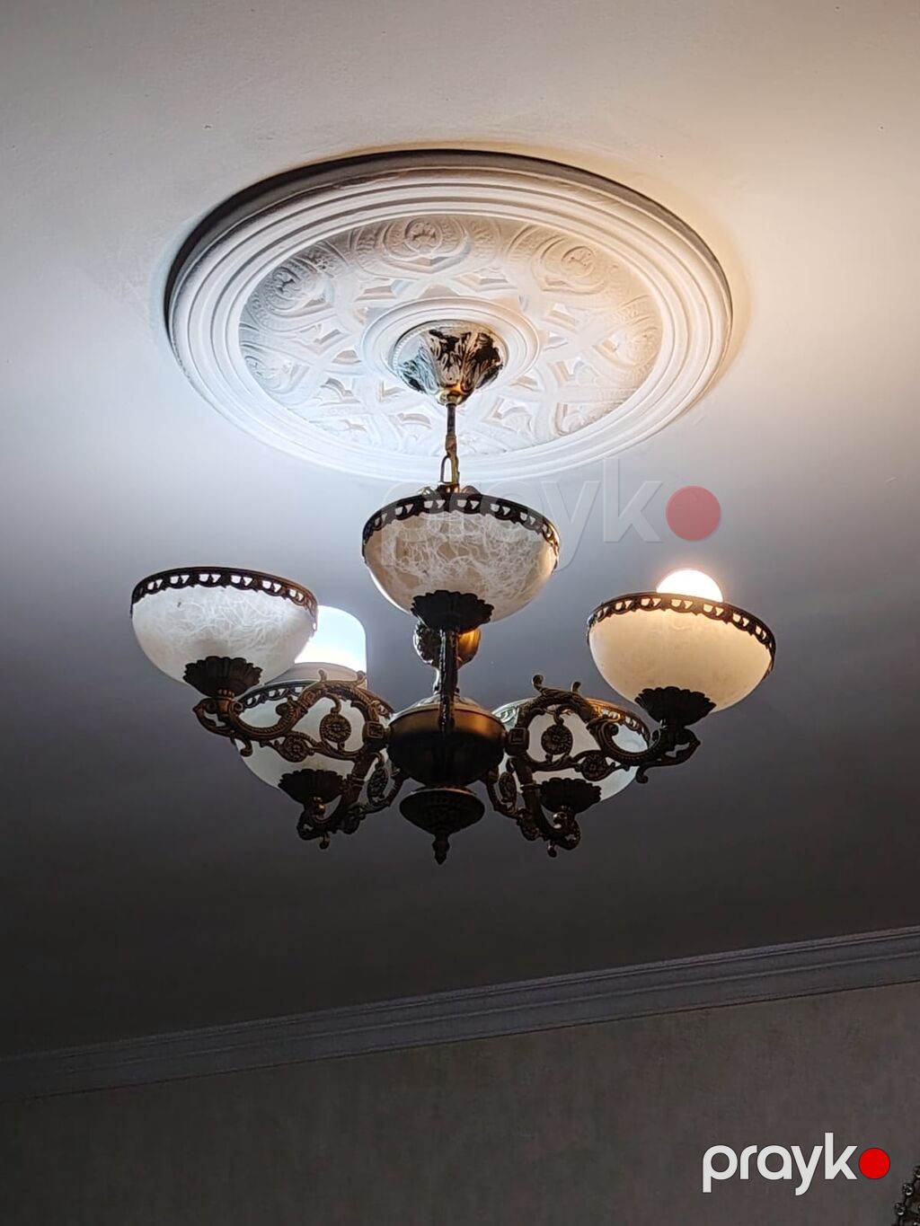 Çılçıraq, 5 lampa, Metal — Tavan is?qlar? v? cilc?raqlar, Digah (4)