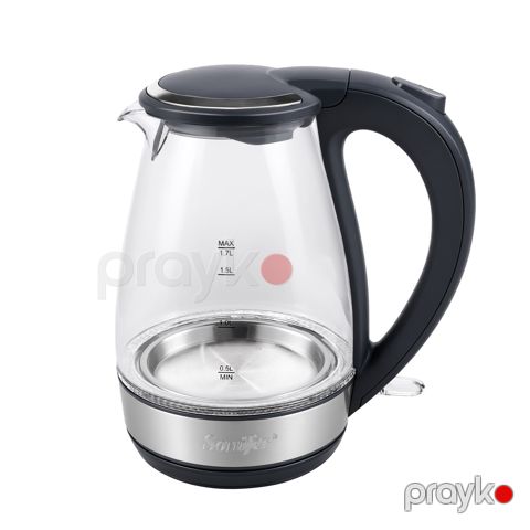 Sonifer SF-2153 Elektrik Çaydanı – 1.7L 2200W Şüşə Korpus — Bakı