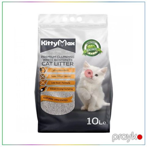 Topalaşan doldurucu pişiklər üçün Kitty Max Karbon aktivləşdirilmiş kömürlü, ətirsiz, ağ, 10 l - 8680659333630 — Bakı