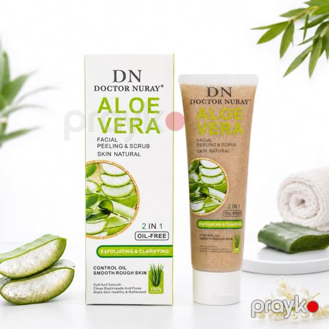 Skrab-pilinq DN Doctor Nuray Aloe Vera, 150 ml, Bütün dəri növləri/Yağlı/Qarışıq — Bakı