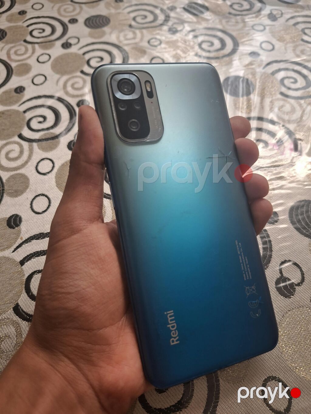 Redmi Note 10S, 128 GB, rəng - Mavi, Qırıq — Xiaomi, Bakı (2)