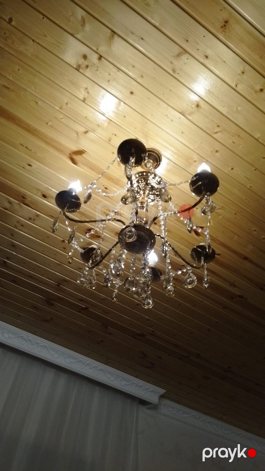 Çılçıraq, 6 lampa, Şüşə — Tavan is?qlar? v? cilc?raqlar, Yevlax (2)