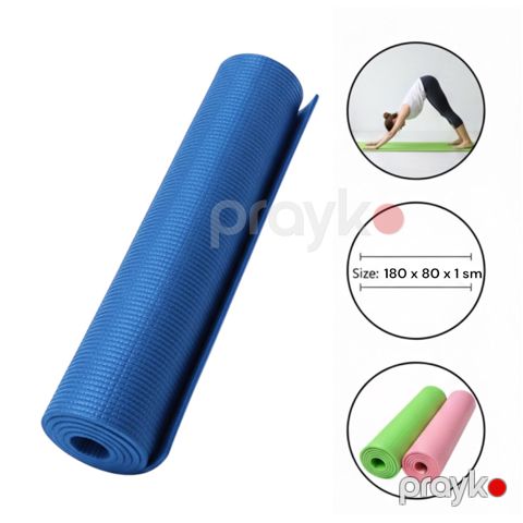 Yoqa üçün mat 0150, mavi, 180x80 sm, 10 mm — Bakı
