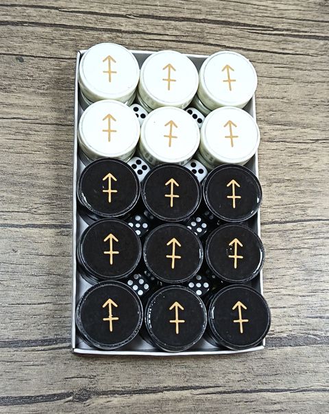 Nərd üçün daşlar No brand, Mərmər, 14.5 sm, 8.5 sm — Bakı