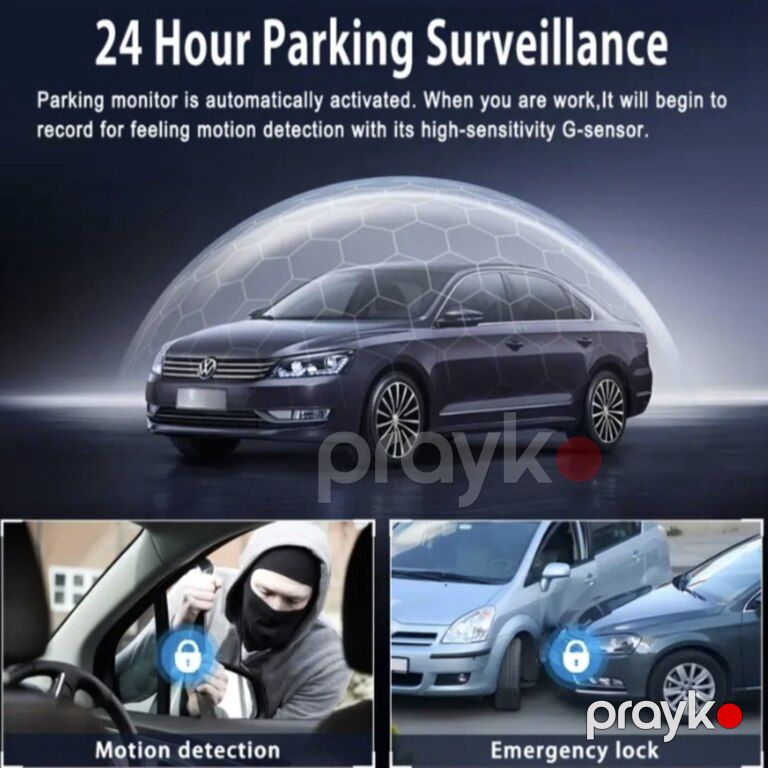 4 Kameralı 1080P Avtomobil DVR + 64GB SD kart — Ehtiyat hissələri və aksesuarlar, Bakı (5)