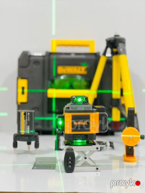 Dewalt yaşıl şüalı lazer nivo dəsti Peşəkar ölçü və hizalama işləri — Digah