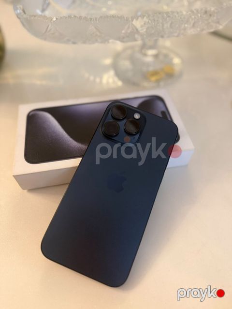 IPhone 15 Pro, 512 GB, Blue Titanium, Face ID — Bakı