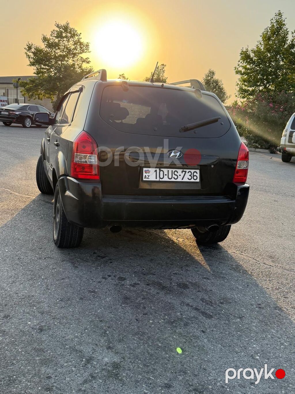 Hyundai Tucson, qara rəng, Azərbaycan nömrə nişanı 10-US-736 — Avtomobillər, Göytəpə (3)
