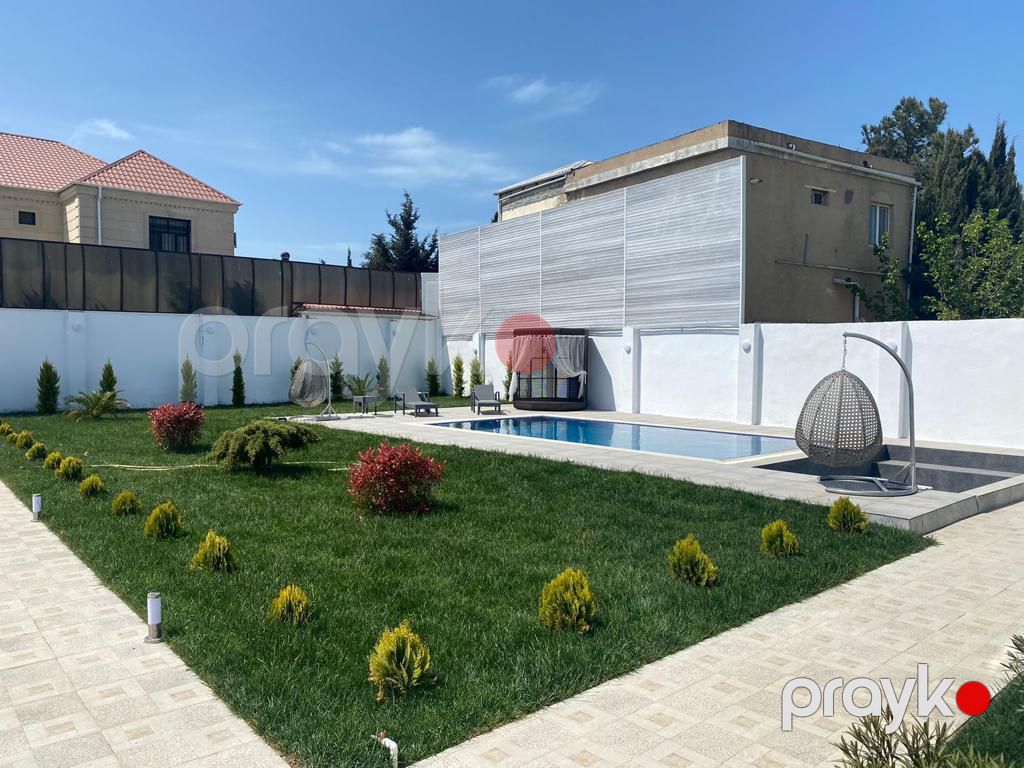 İcarəyə verilir 5 otaqlı həyət evi/bağ evi 350 m² — Ev, villa, Bakı (11)