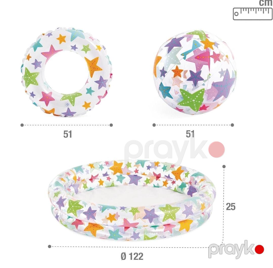 Şişmə hovuz ABC_0007, 122x25, 150 l, top və halqa ilə — Hovuzlar, Bakı (3)