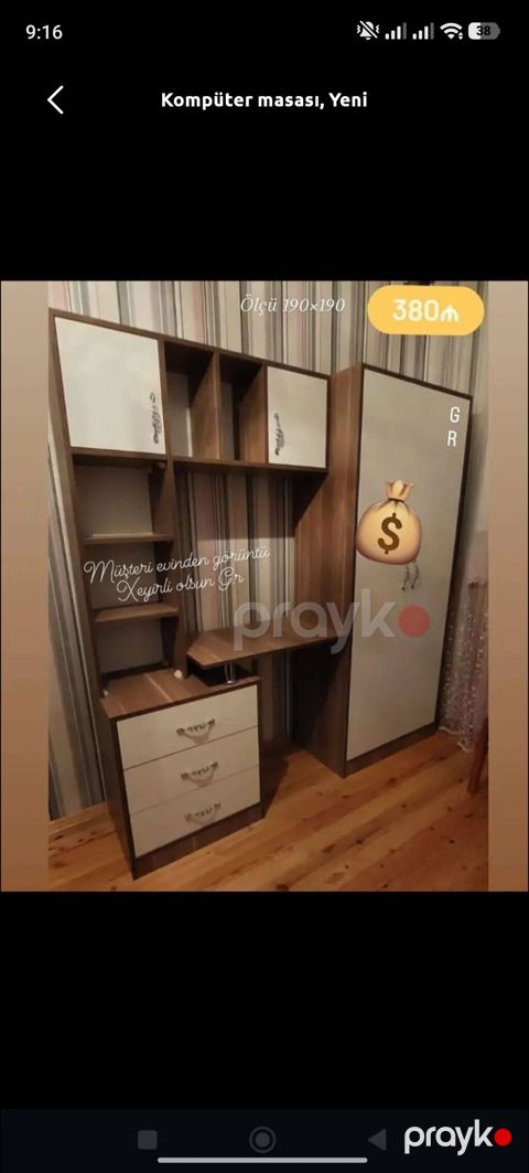 Künc masa, Polkalı, Siyirməli, Teksturalı laminat — Bakı