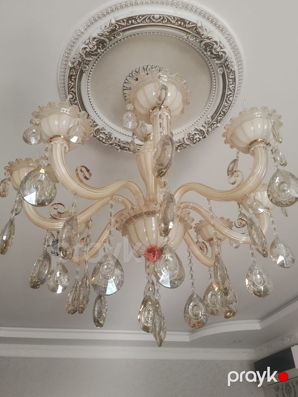 Çılçıraq, 8 lampa, Farfor — Tavan is?qlar? v? cilc?raqlar, Saray (2)