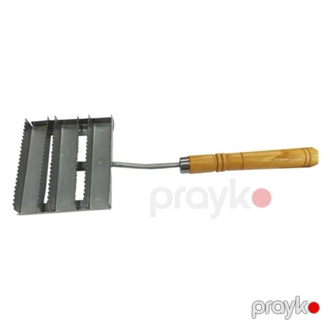 Kürəkcik 2564286, metal/taxta, gümüşü/bej — Bakı