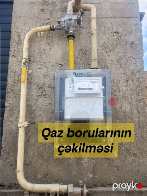 Xidmət: Qaz borularının çəkilməsi və qaz təsərrüfatının qurulması — Bakı