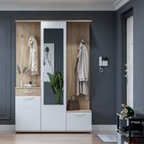 Dəhliz rəfi "pr 1" palıd sonoma/ağ — Omid.az — Home products