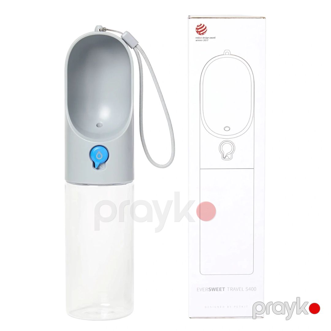İtlər üçün su qabı Petkit Eversweet Travel One-touch Grey 400 ml — Mallar, Bakı (2)