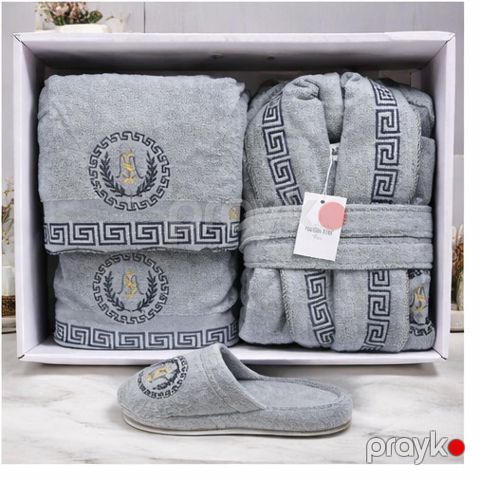 Xələt dəsti kişilər üçün Maison Dor, boz, pambıq, ölçü L/XL — Bakı