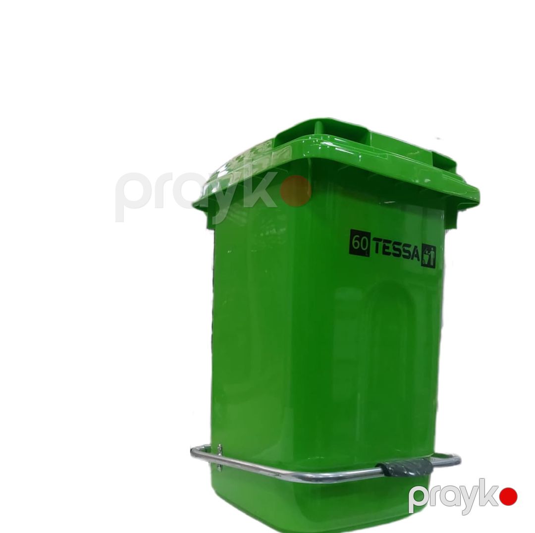 Zibil qabı Tessa, pedallı, açıq yaşıl, 60 l — Mallar, Bakı (2)