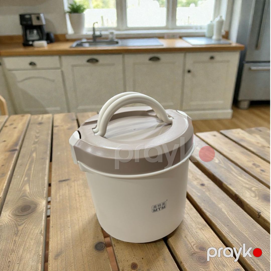 Qida üçün termos, metal/plastik, qəhvəyi/bej, 1.6 l — Mallar, Bakı (2)