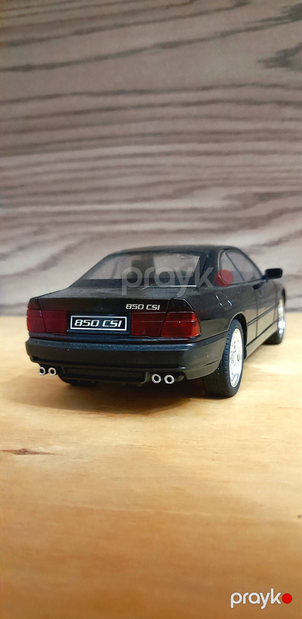 BMW 850 CSi 1/24 miqyaslı model avtomobil - Korpus: qara rəngli kupe — Modellar, Bakı (4)
