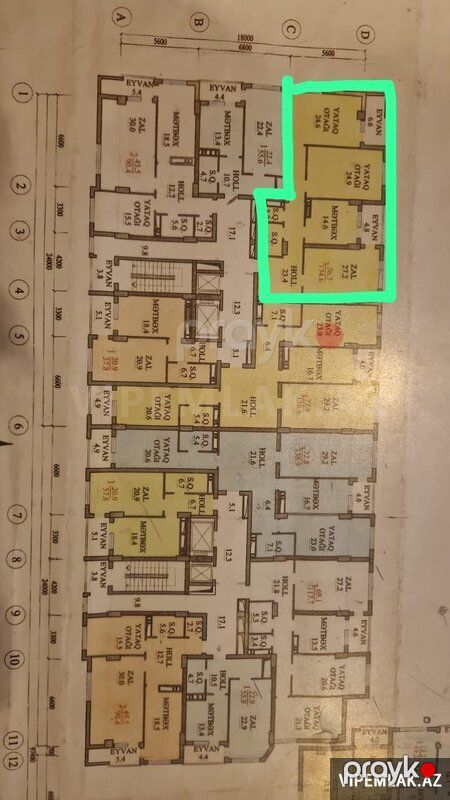 Yasamal rayonunda 2 otaqlı Yeni tikili Satılır, 95 m² — Mənzil, Bakı (2)