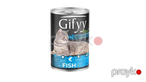 Pişiklər üçün nəm yem Gifyy balıq əti ilə, 400 q — Bakı