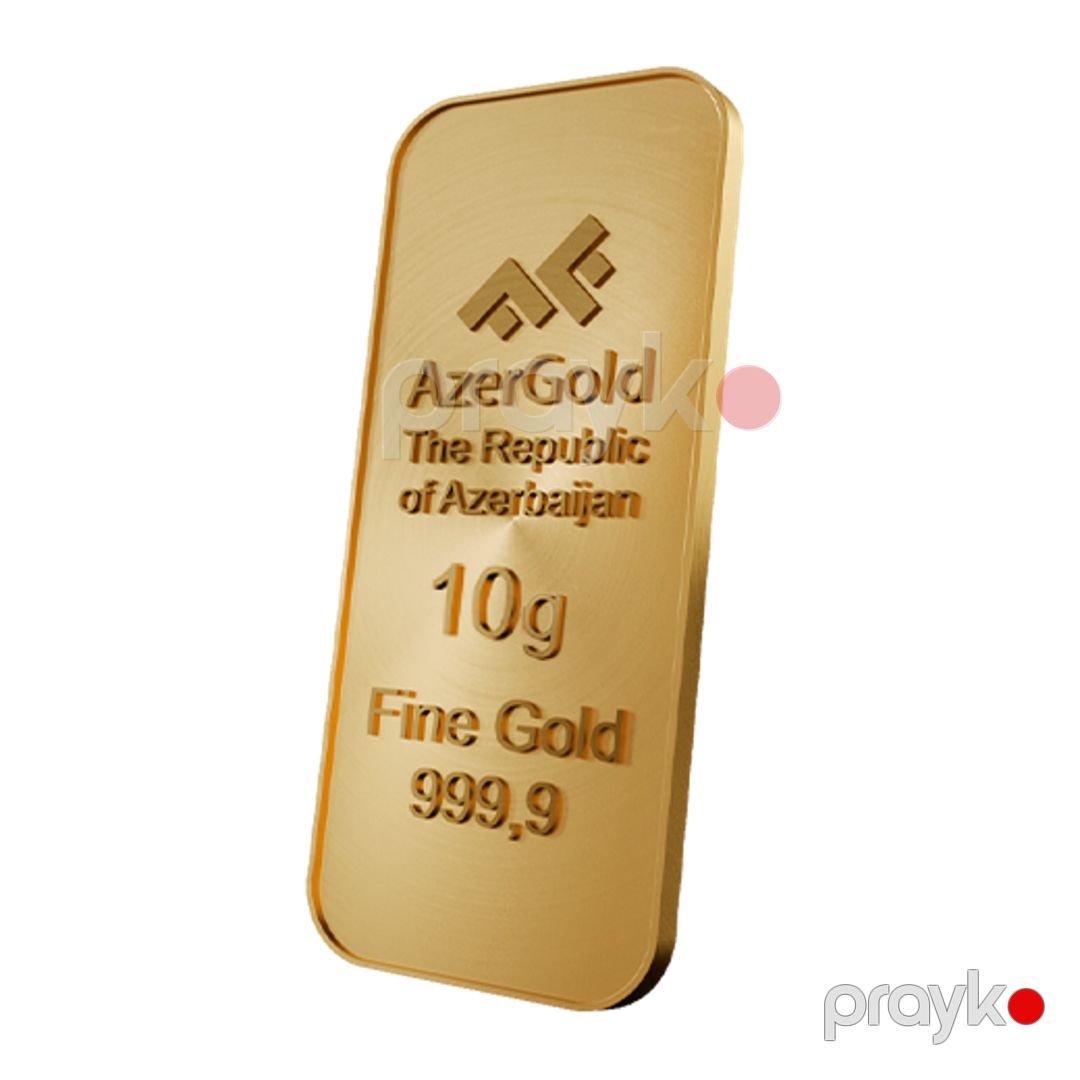 Qızıl külçə Azgold 816, 10 q — Mallar, Bakı (2)