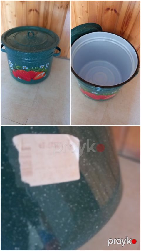Qazan, rəng - Yaşıl, 5-dən çox l, 30 sm, Rusiya — Digah