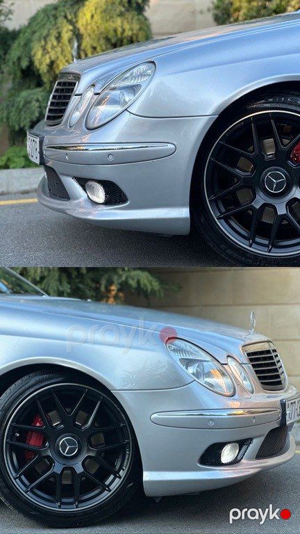 Mercedes E 320, 3.2 L, 2002 il, 281 360 km — Avtomobillər, Bakı (10)