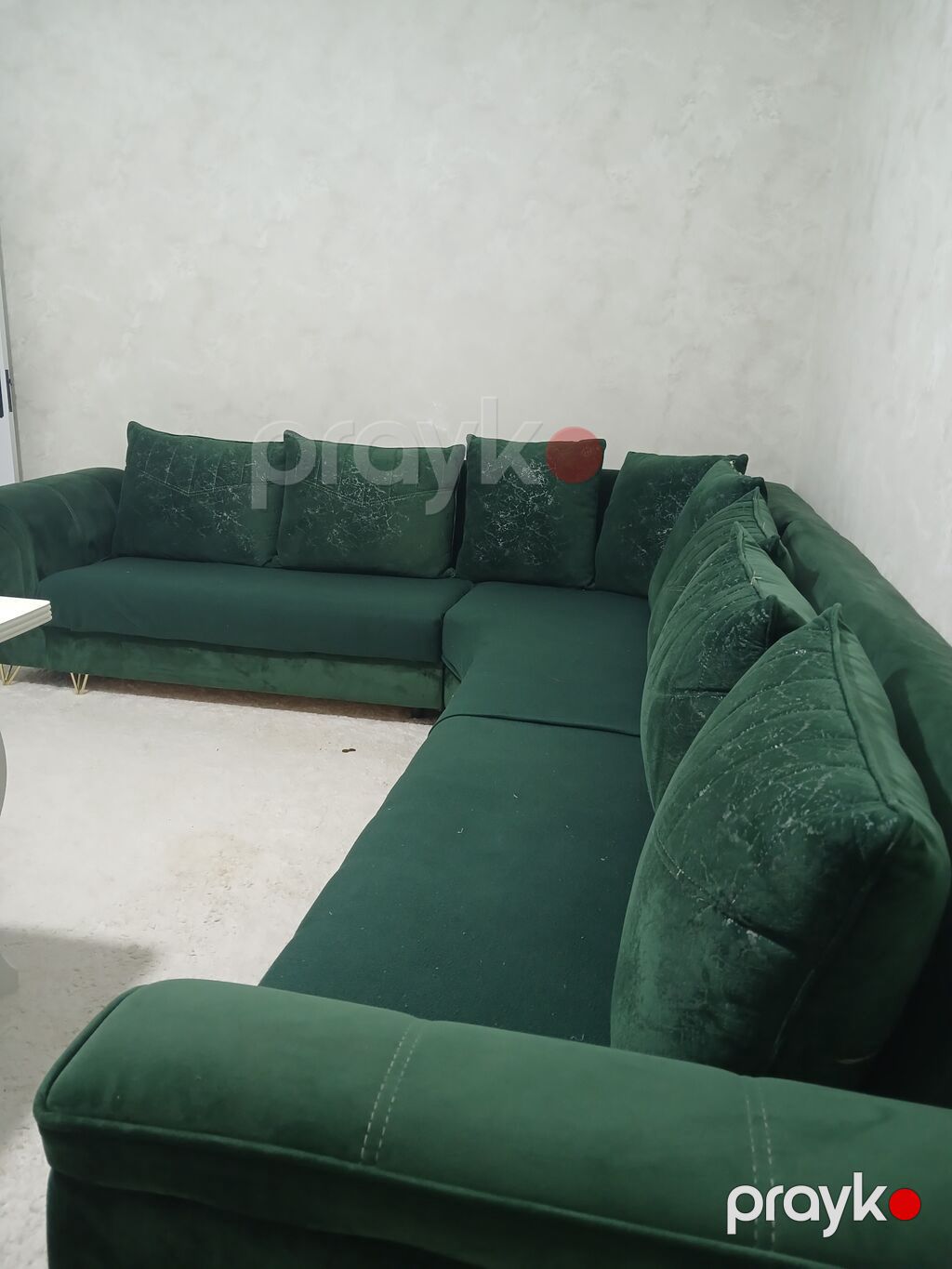 Künc divan, Qonaq otağı üçün, Vеlur parça — Divanlər, Mehdiabad (5)