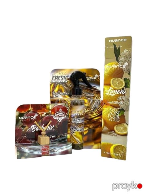 Ətirlər, ətir dəstləri Tam hədiyyə dəsti 3-lü - Limon-Kəhrəba-Barbaris-0197 — Bakı