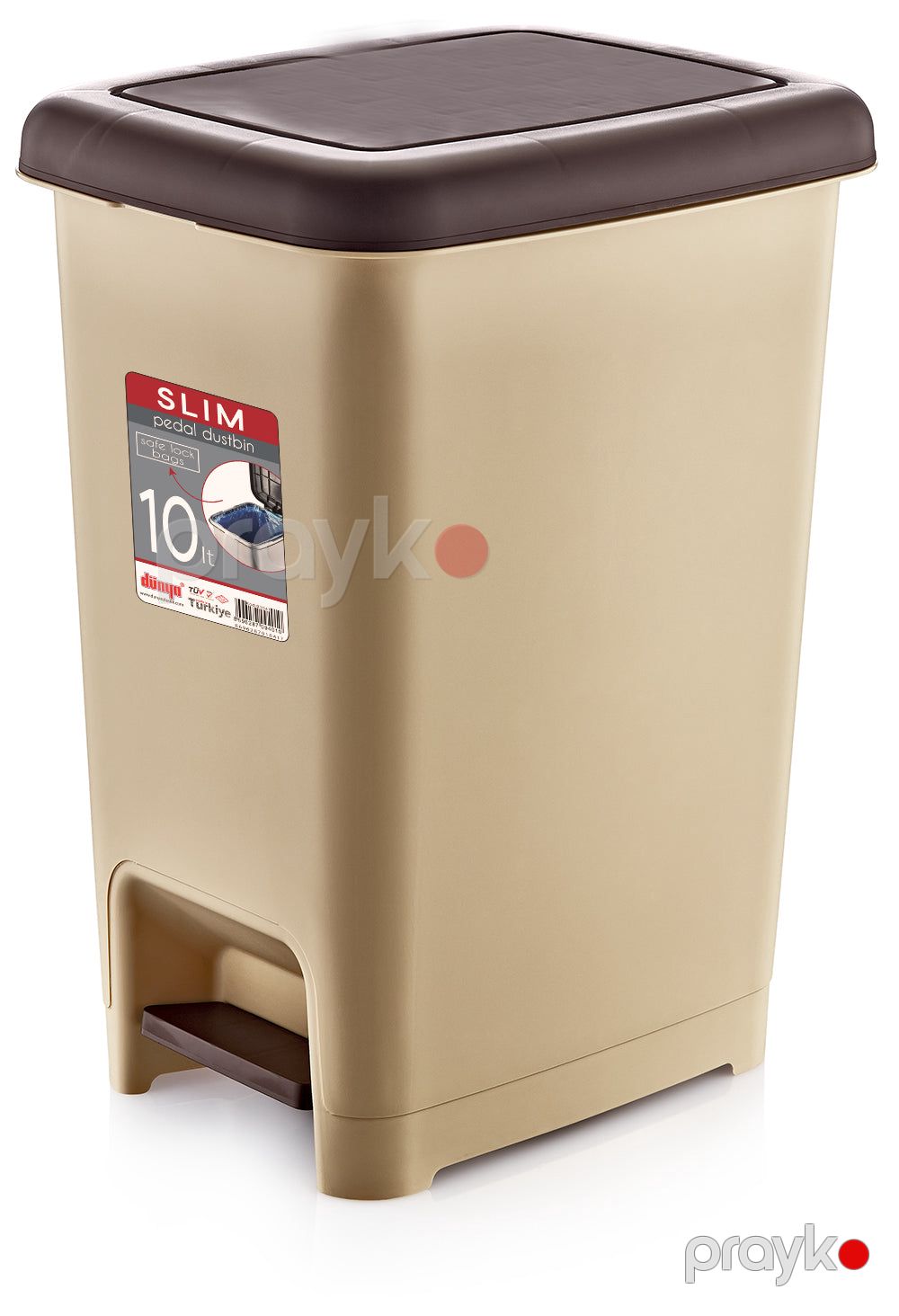 Dünya zibil qabı slim pedallı 15 l 01042 — Ev malları, Bakı (2)
