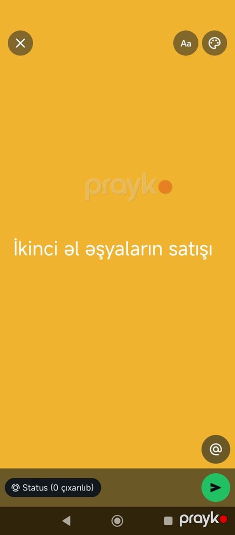 Xidmət: İkinci əl əşyaların satışı Təsvir: - Geniş çeşiddə ikinci əl — Şamaxı