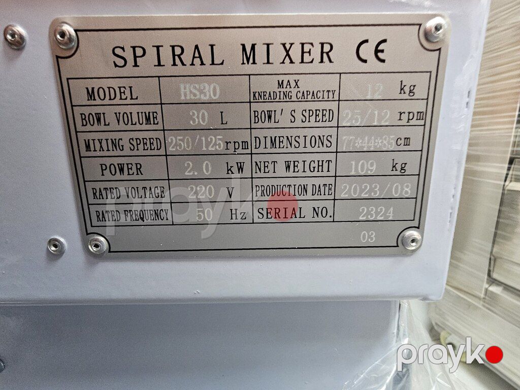 Xəmir yoğuran spiral mikser — Biznes və avadanlıq, Bakı (9)