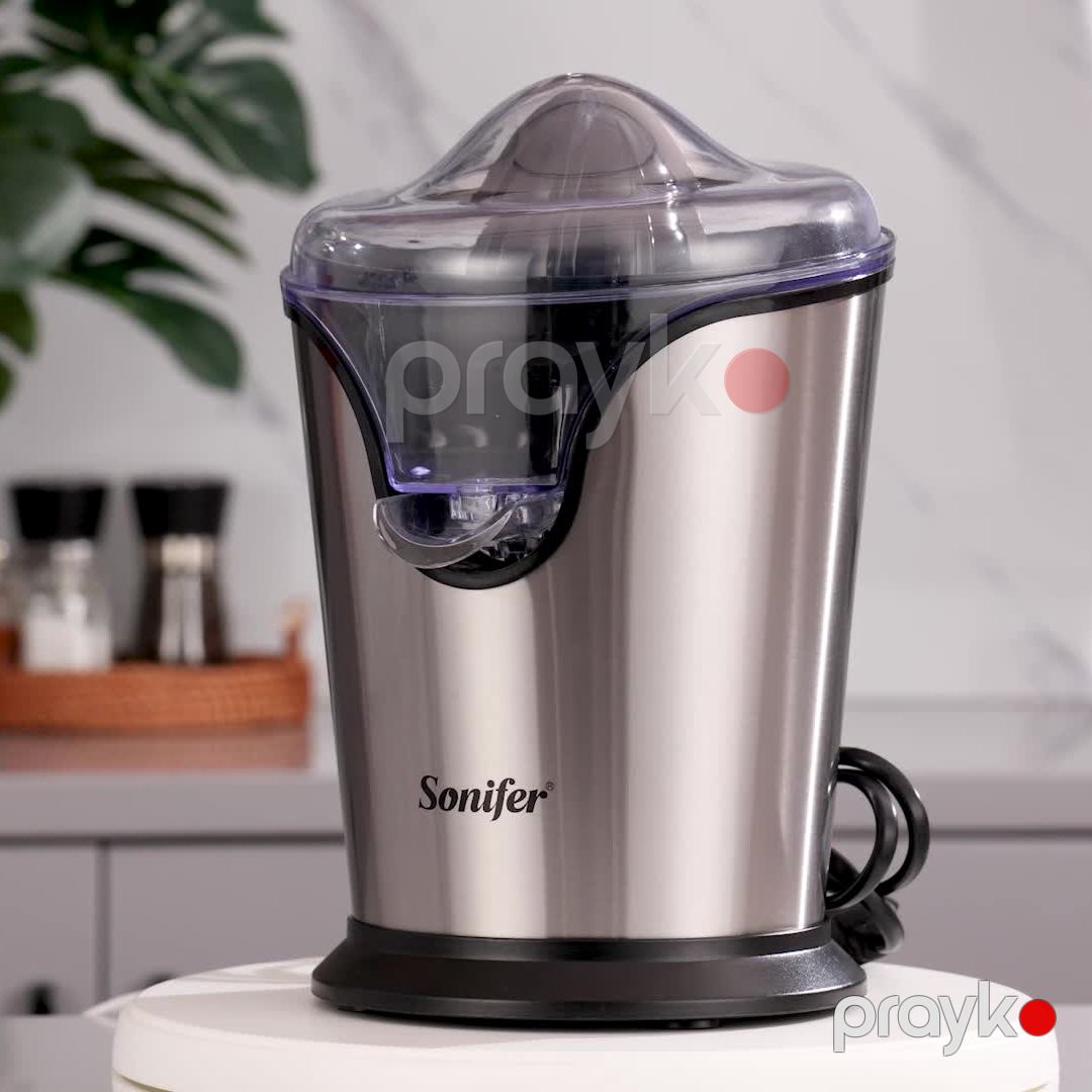 Sonifer SF-5526 Professional Paslanmaz Polad Elektrikli Sitrus Meyvə Şirəçəkəni, 300W — Şirə sıxaçları, Bakı (4)