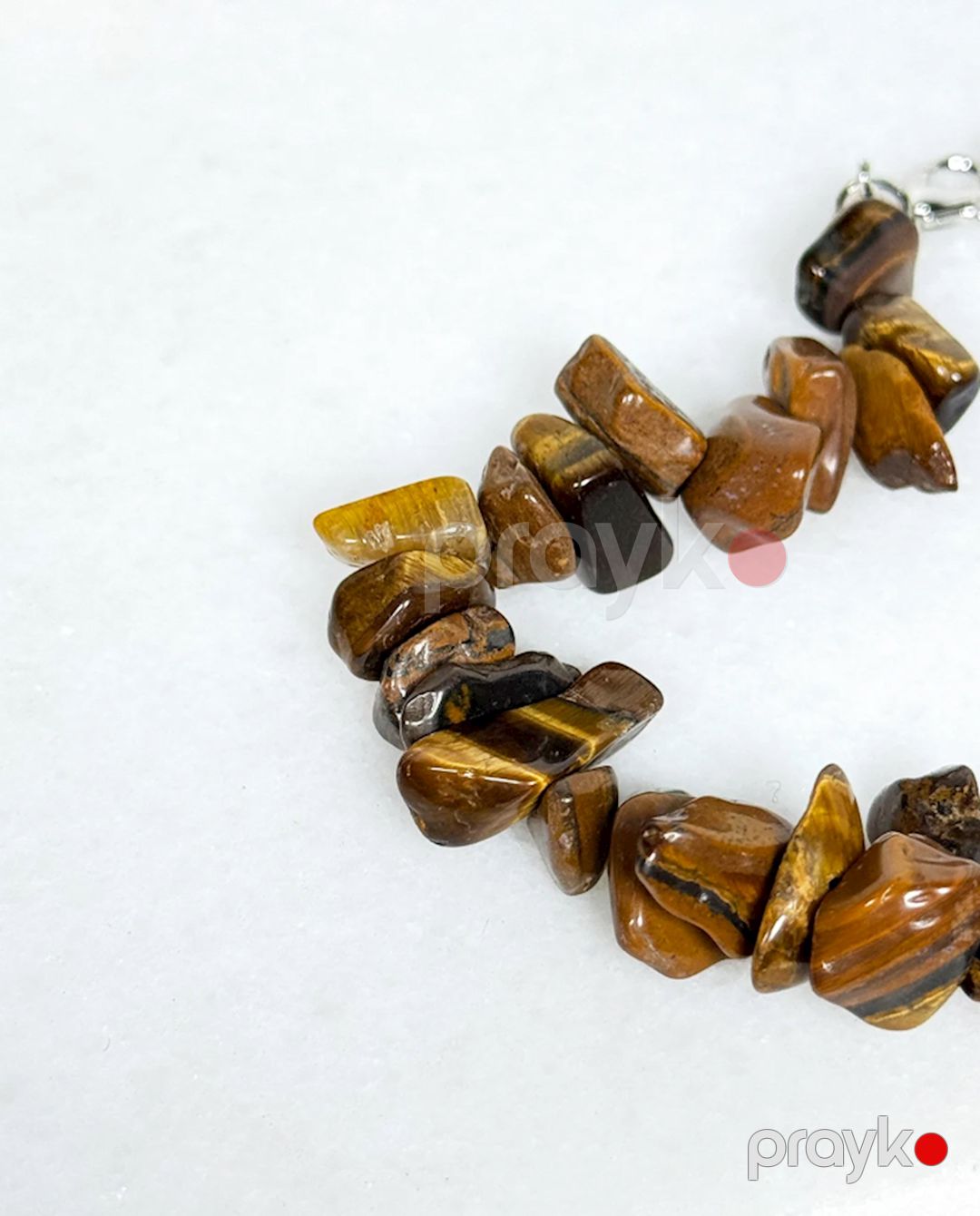 Qolbaq qadınlar üçün Gemstone_096 pələng gözü, qəhvəyi — Mallar, Bakı (2)
