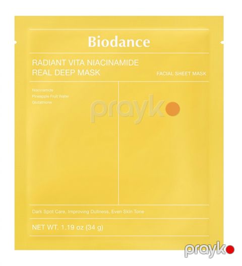 Parça maska Biodance Radiant Vita Niacinamide Real Deep — Bakı