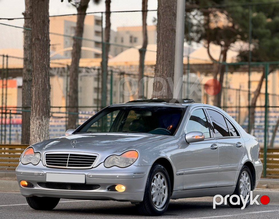 Mercedes C 180, 2.0 L, 2001 il, 321 021 km — Avtomobillər, Bakı (8)