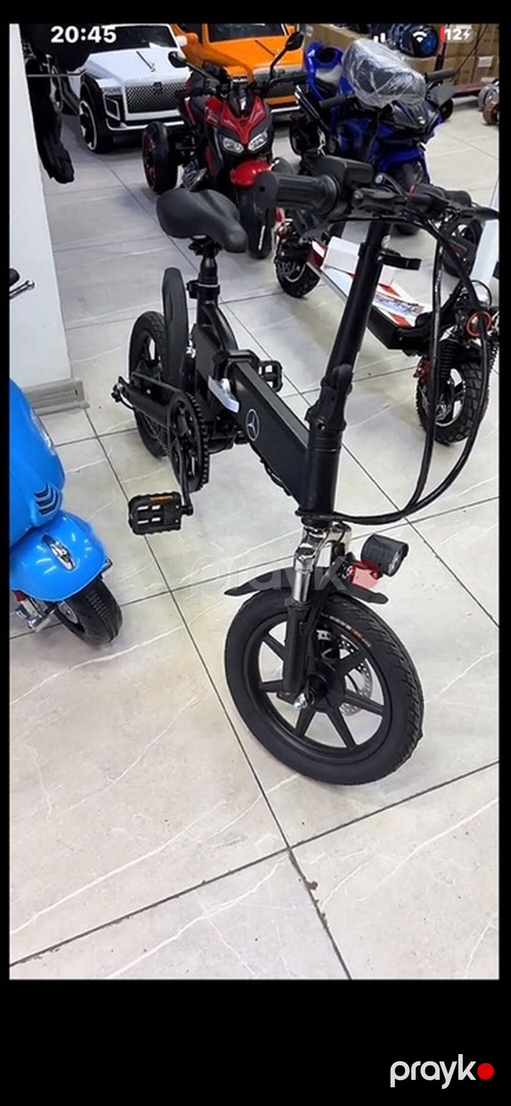 Elektrik qatlanan velosiped – şəhər içi komfortlu və yığcam nəqliyyat — Elektrik velosipedləri, Bakı (2)