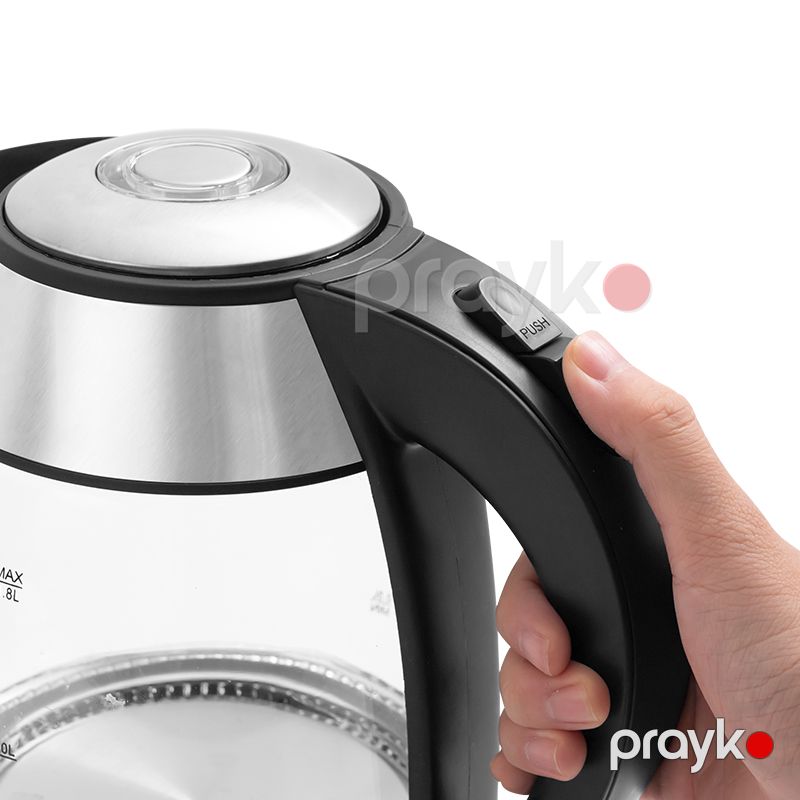 Lexical LEK-1451 Şüşə Elektrik Çaydanı – 1.8 L, 2200W, Mavi LED İşıqlı — Ev texnikası, Bakı (5)
