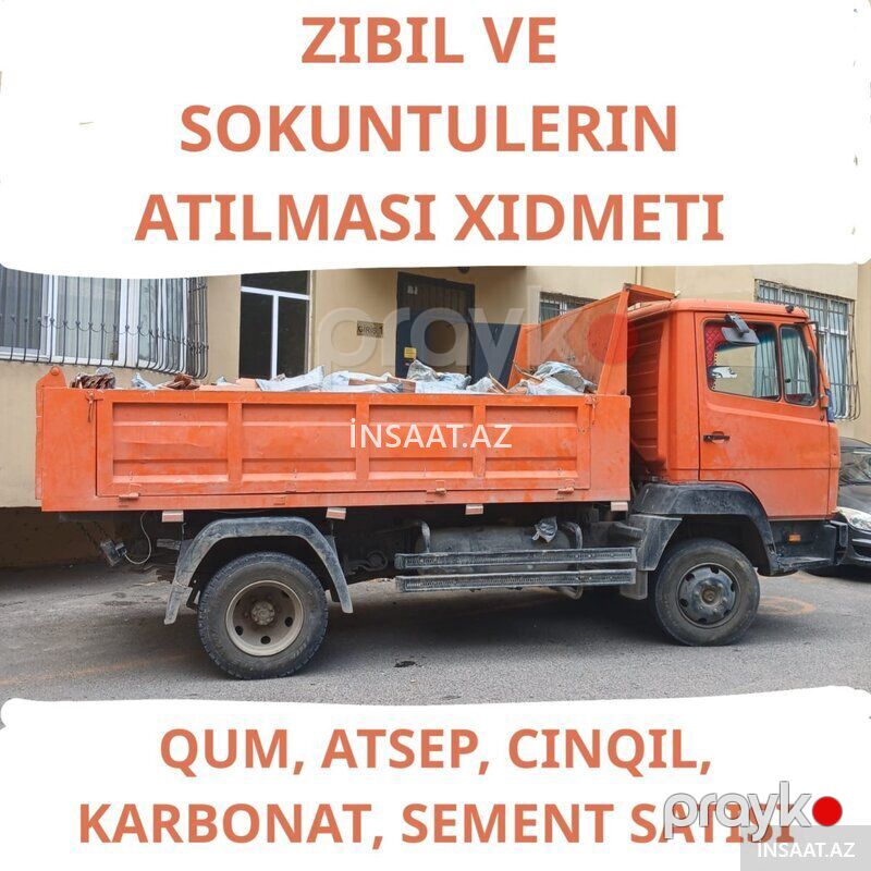 Söküntü,tullantı zibil daşıma xidməti — Yük daşıma xidmətləri, Bakı (5)