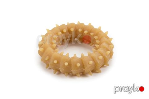 Rezin yumru oyuncaq itlər üçün Beeztees Rubber Puppy Toy Ring Naturel 8 sm — Bakı
