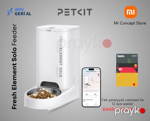 Smart yem qabı "Petkit Fresh Element Solo Feeder" — Bakı